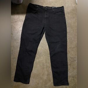 Sean John Men's Dark Black straight leg Jeans